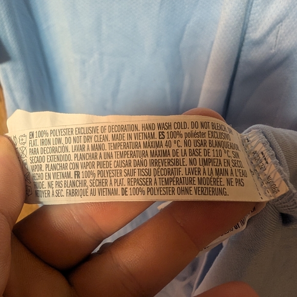 Forever 21 Sky Blue Plus Size Blouse - Picture 4 of 4